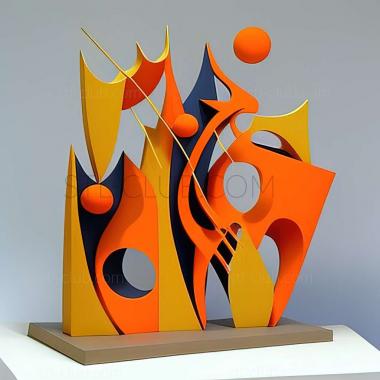 3D model Alexander Calder American artist (STL)